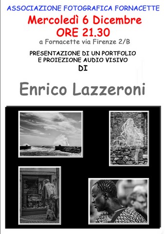 Serata con Enrico lazzeroni